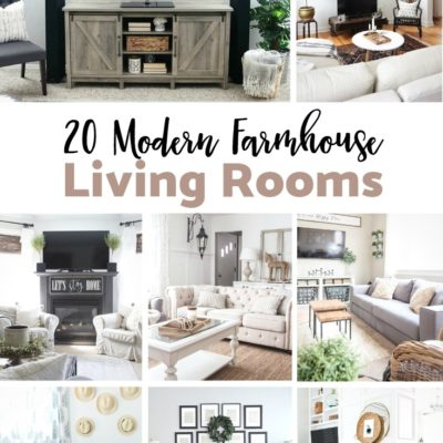 20 Modern Farmhouse Living Rooms
