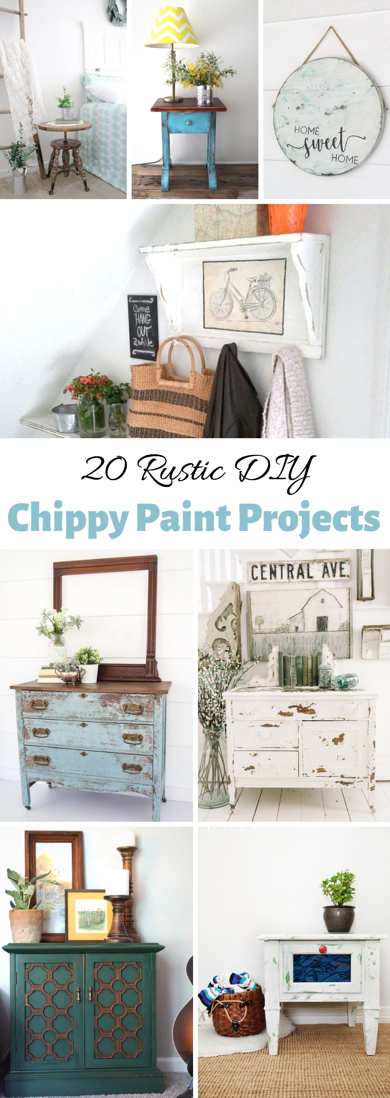 20 Rustic DIY Chippy Paint Projects