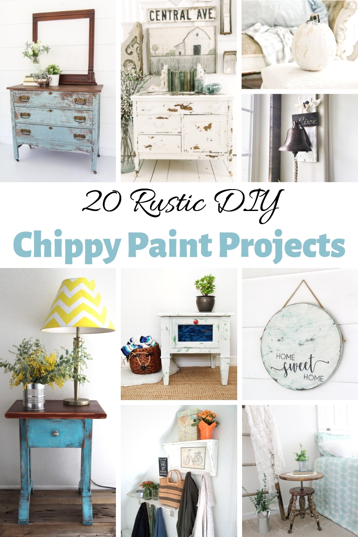 Rustic DIY Chippy Paint Projects