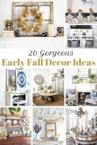 20 Early Fall Decor Ideas