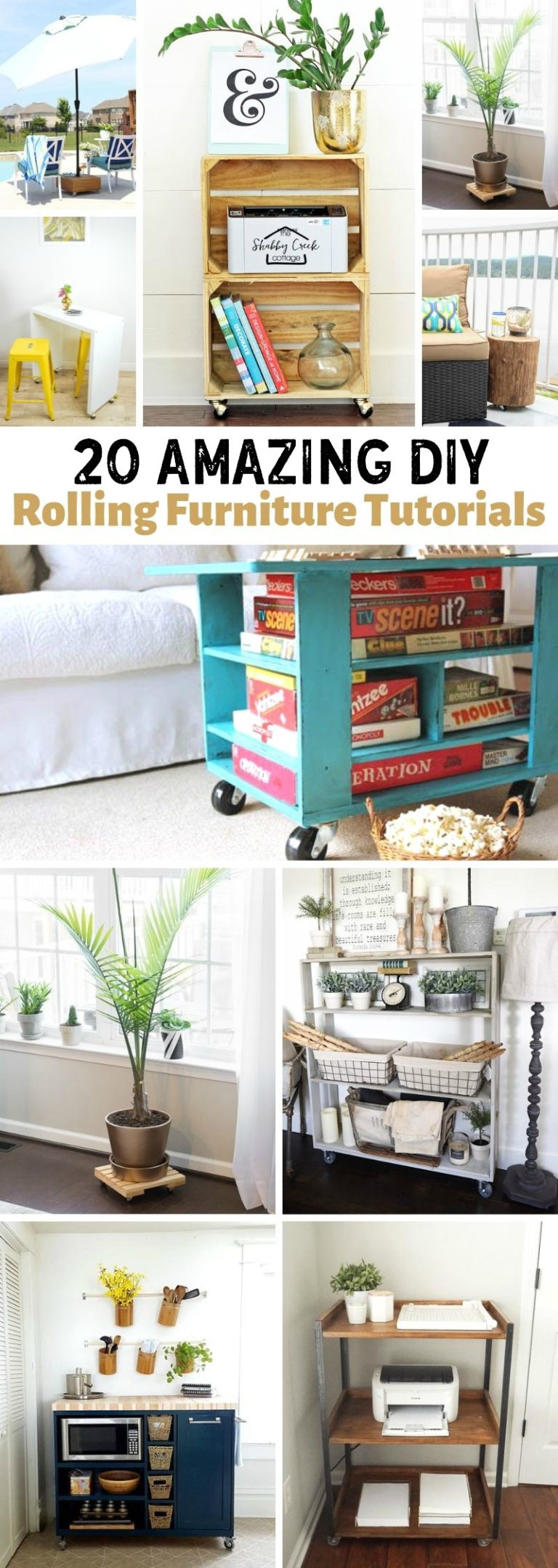 DIY Rolling Furniture