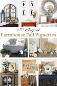 Farmhouse Fall Vignettes