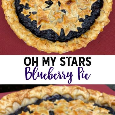 Oh My Stars Blueberry Pie