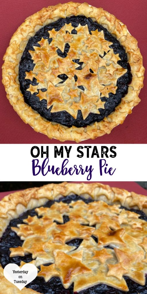 Oh My Stars Blueberry Pie